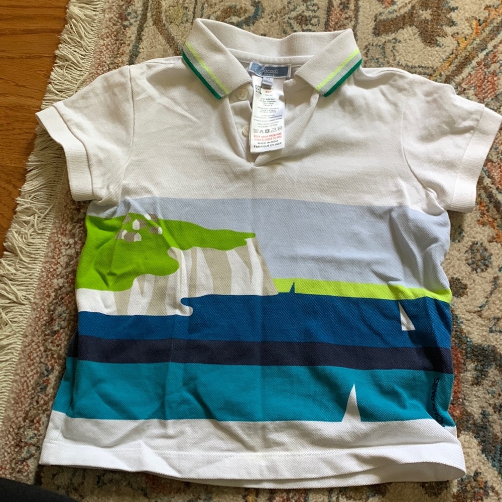 ⬇️JACADI PARIS short sleeve polo size 4